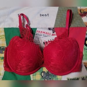 Red push up bra Ambrielle 36C